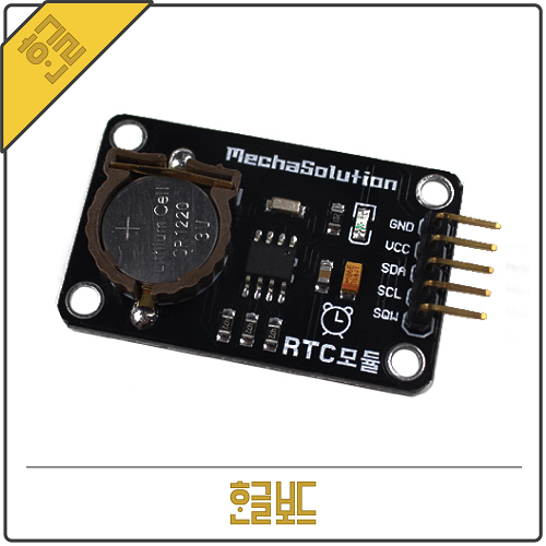 한글보드 DS1307 RTC 리얼타임클럭 모듈 / 실시간 시계  Real Time Clock Module